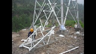 Lahal Project||Steel Tower Erection (400/220/33kv Lahal) Project ||Himachal Pradesh|My World