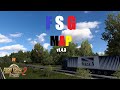 ETS2 1.53 | FSG Map v1.4.3 | STAND-ALONE MAP  SCALE 1:1  | Logitech g29 play