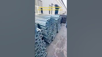 Steel support production process #scaffolding #steel #props