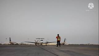 Marshalling Private Aircraft For Take-Off