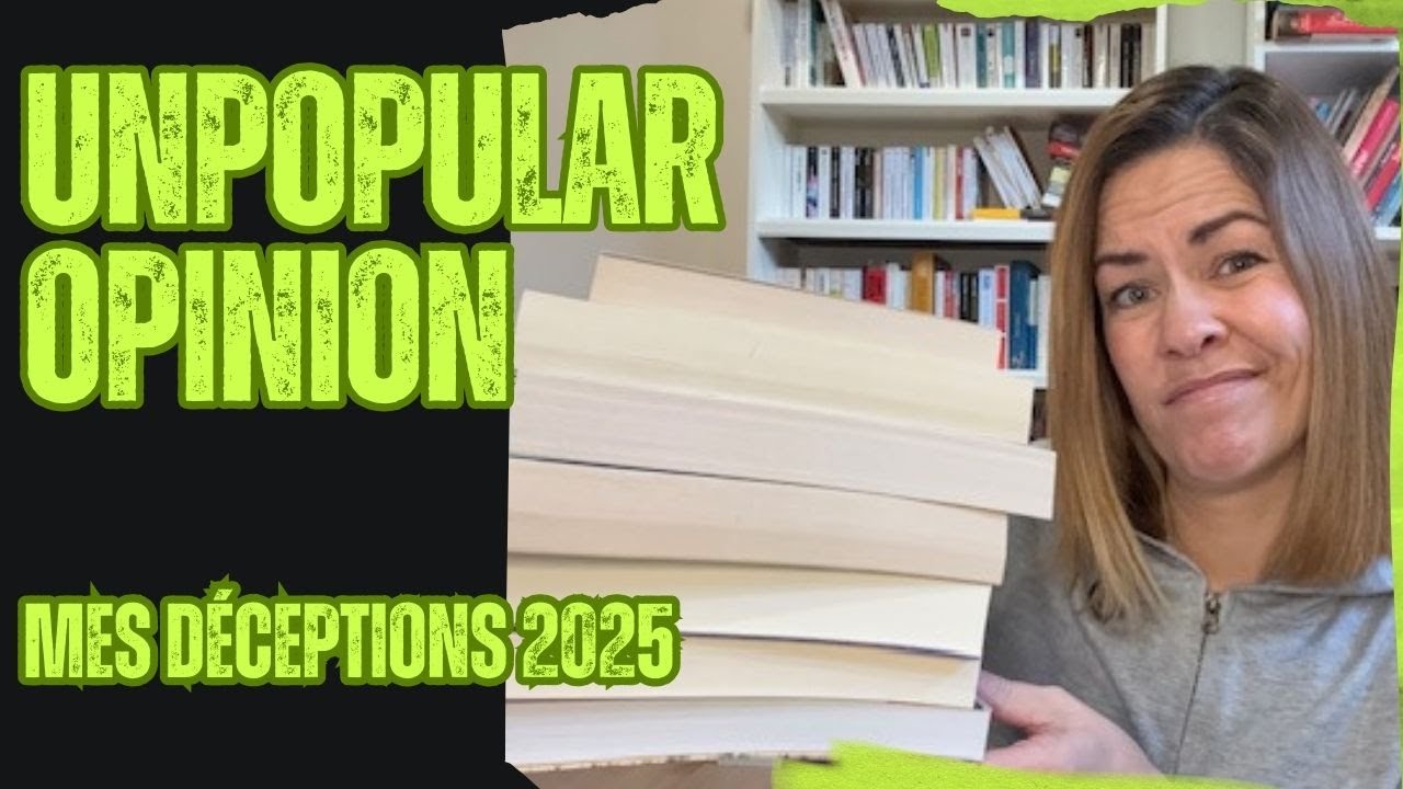 Unpopular opinion | Mes flops livresques de l'année 2025