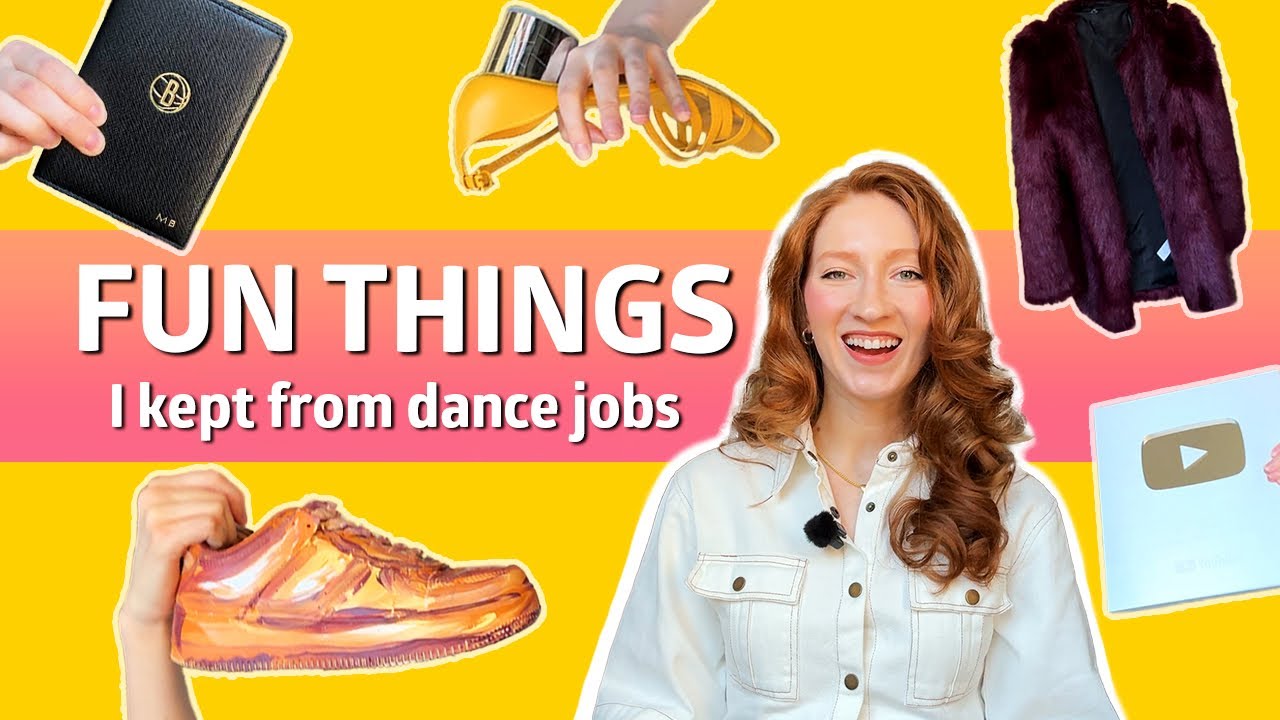 Fun Things I got to keep from dance jobs! 