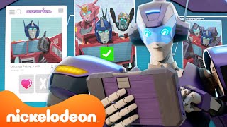 Optimus Prime Joins Social Media Full Scene Transformers