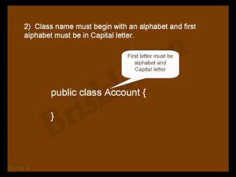 Java Class - Tutorial 8