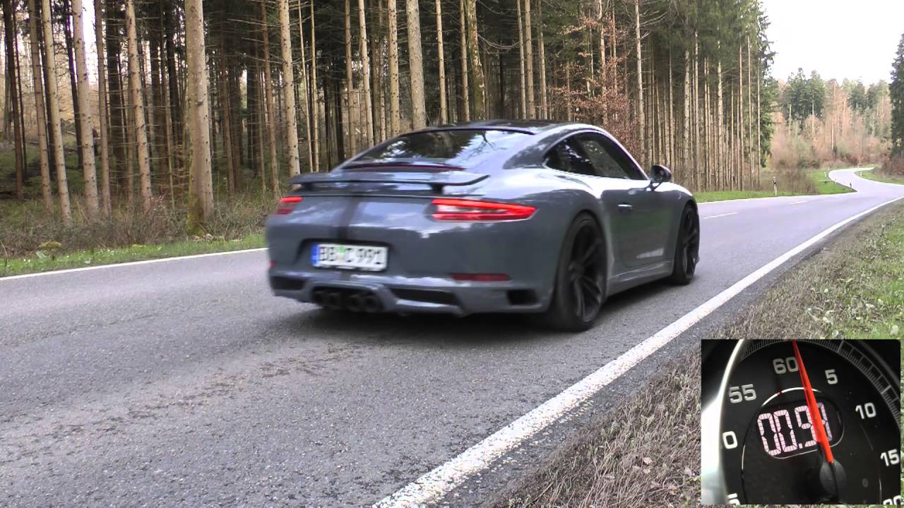 TECHART Powerkit and exhaust for Porsche 911 Carrera S/4/4S - YouTube