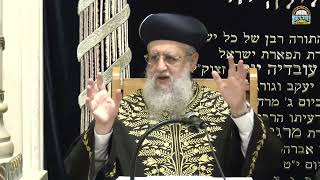 הגדרת בישול במאכל יבש ｜ מרן הראשון לציון הגאון רבי דוד יוסף שליט＂א אב תשפ"ו