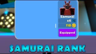 GETTING THE BEST WEAPON& SAMURAI RANK IN NINJA LEGENDS| NINJA LEGENDS| ROBLOX