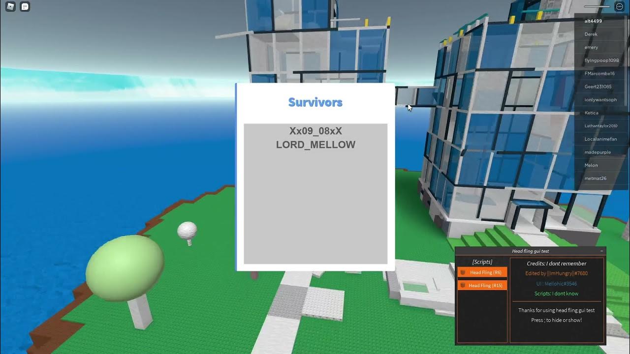 Fling gui script. Fe fling script roblox link.