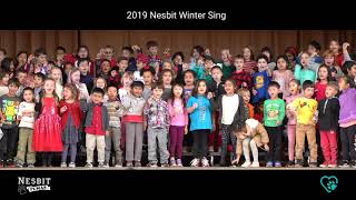 2019 Nesbit Winter Sing  - Kindergarten Performance - Dec 13, 2019