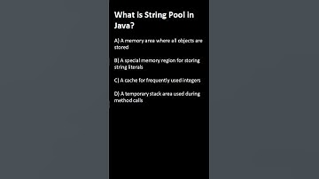 Java String Pool Explained in 20 Seconds! 🔥 #Day15 #JavaQuiz