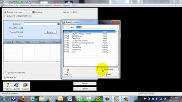 Myob Help - How To Enter A Receive Payment