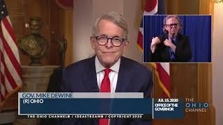 Full Ohio Governor Mike DeWine COVID19 Address | July 15, 2020 News
