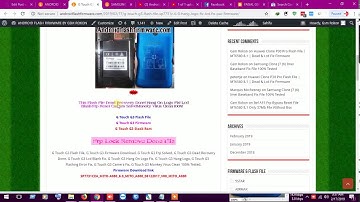 G Touch G3 Flash File SP7731C 6.0 Hang Logo Fix Lcd Fix Pac Firmware