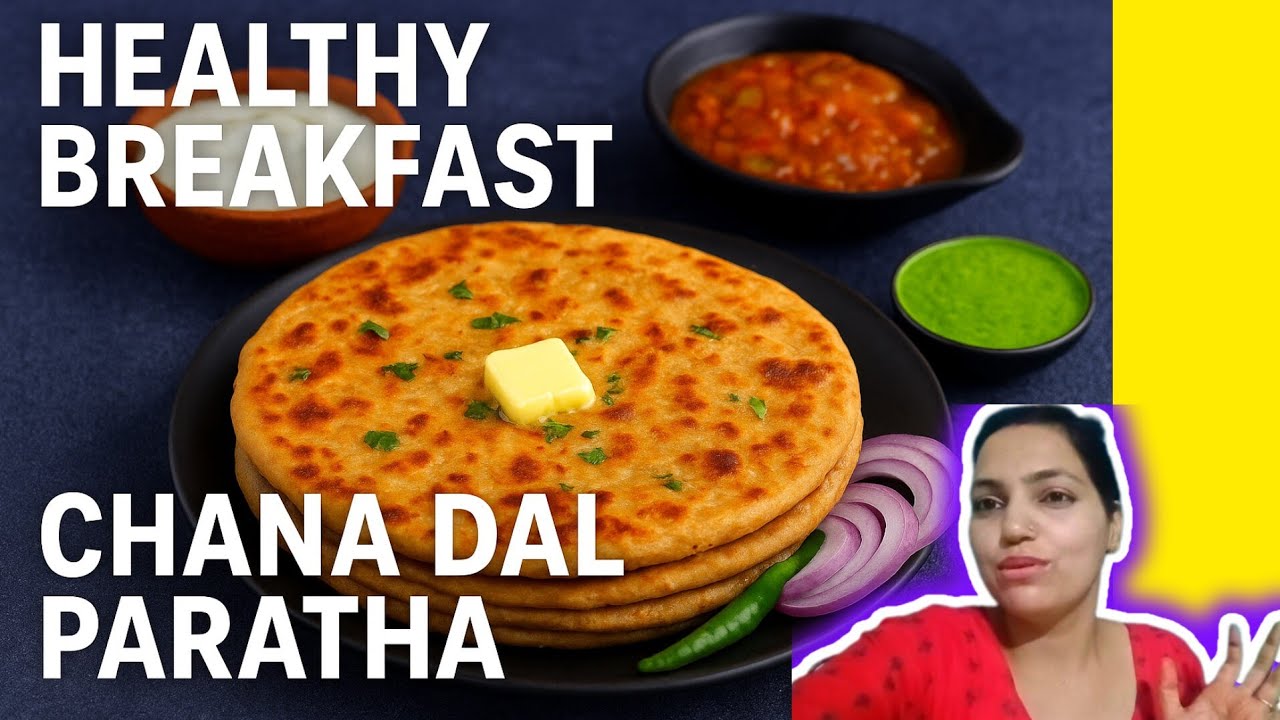 Easy healthy lunch box for kids 'Chana dal prantha" 😋😋😋