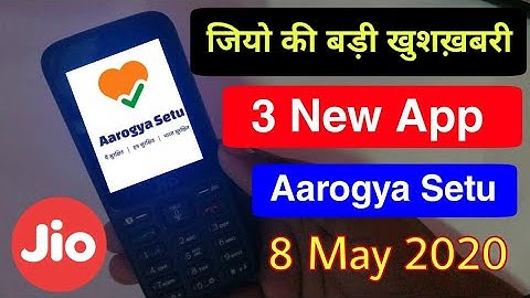 Jio Phone Update - New 3 App Launch | Install Aarogya Setu App | Jio Breaking