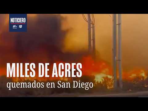 Henderson Fire in San Diego consumes over 2,000 acres and forces highway closure