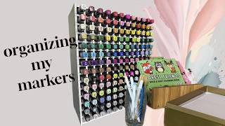 Satisfying Organizing My Colorful Markers ✨ ASMR | #satisfying #organizing | LoveAndColor Art
