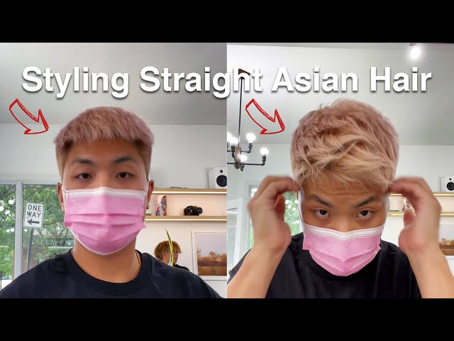 How To Style Straight Asian Hair - Youtube