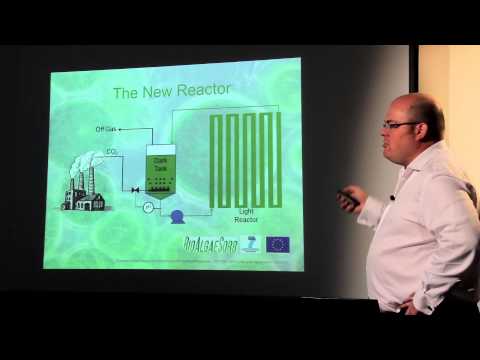 BioAlgaeSorb algal photobioreactor design presentation - Dr Darren Oatley