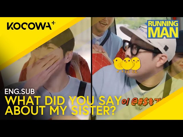 Conversation About Siblings Turns A Bit Sour Between Kang Hoon & HaHa | Running Man EP706 | KOCOWA+ class=