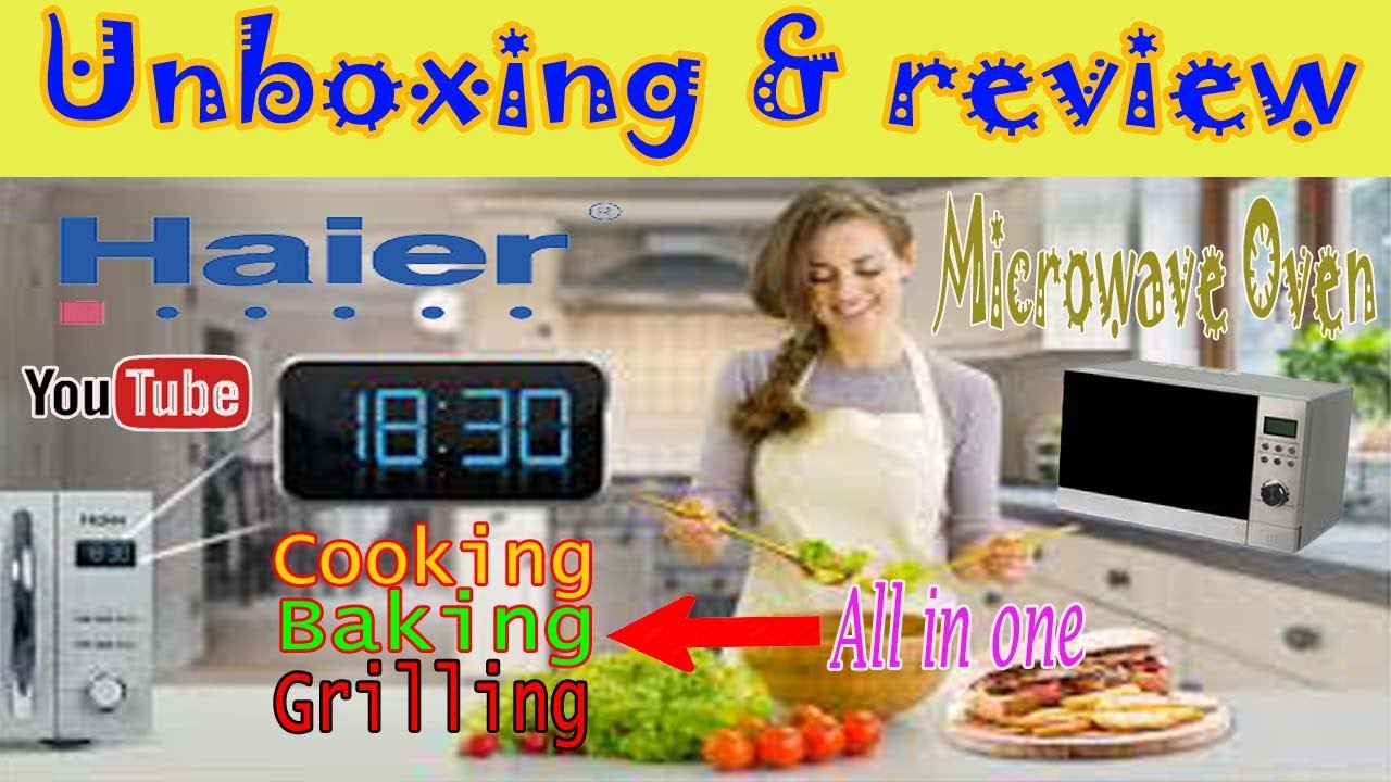 Haier Microwave Oven Unboxing & Review HDL 36200EGD Cooking Range Microwave price in pakistan