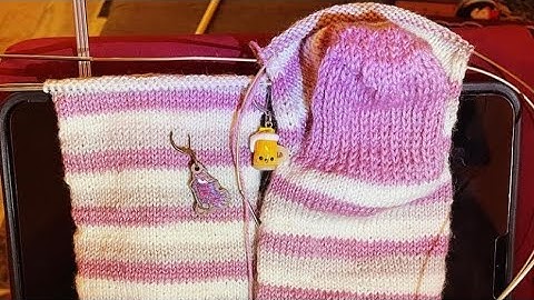 Eye of Partridge Heel - Toe up version (part 4 starting the gusset)