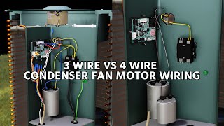 3Wire vs 4Wire Condenser Fan Motor Wiring