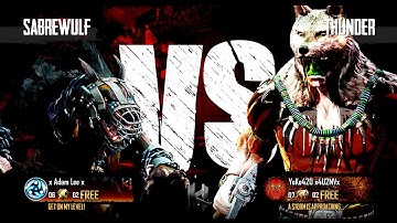 Killer Instinct: Ranked Match #58, xAdamLeex VS YoKo420 x4U2NVx! (Sabrewulf VS Thunder!)