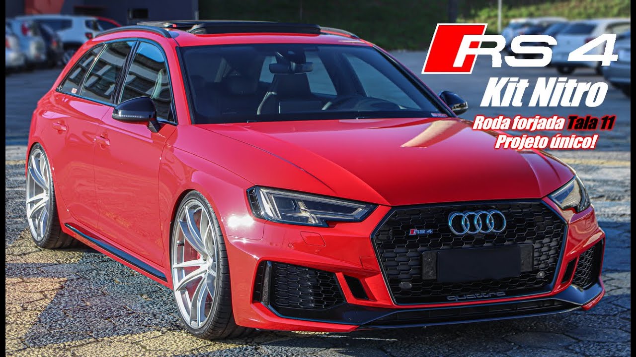 AUDI RS4 KIT NITRO E RODA FORJADA! *Projeto único no Brasil*