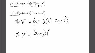 Math 31: Limits 2: Factoring Review