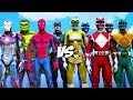 THE AVENGERS VS MIGHTY MORPHIN POWER RANGERS