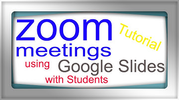 How to Create a Zoom Meeting Distance Learning Lesson Using Google Slides