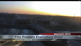 Dangerous fire forces evacuation in Floyd County