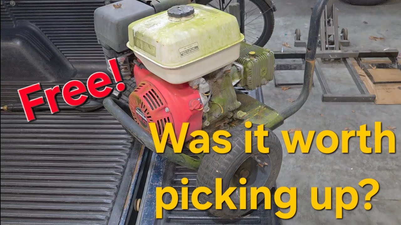 FREE Powerwasher...But it sat outside for years!