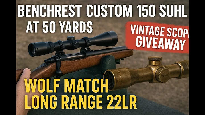 🔥Vintage Scope Giveaway Benchrest Custom Suhl 150🔥