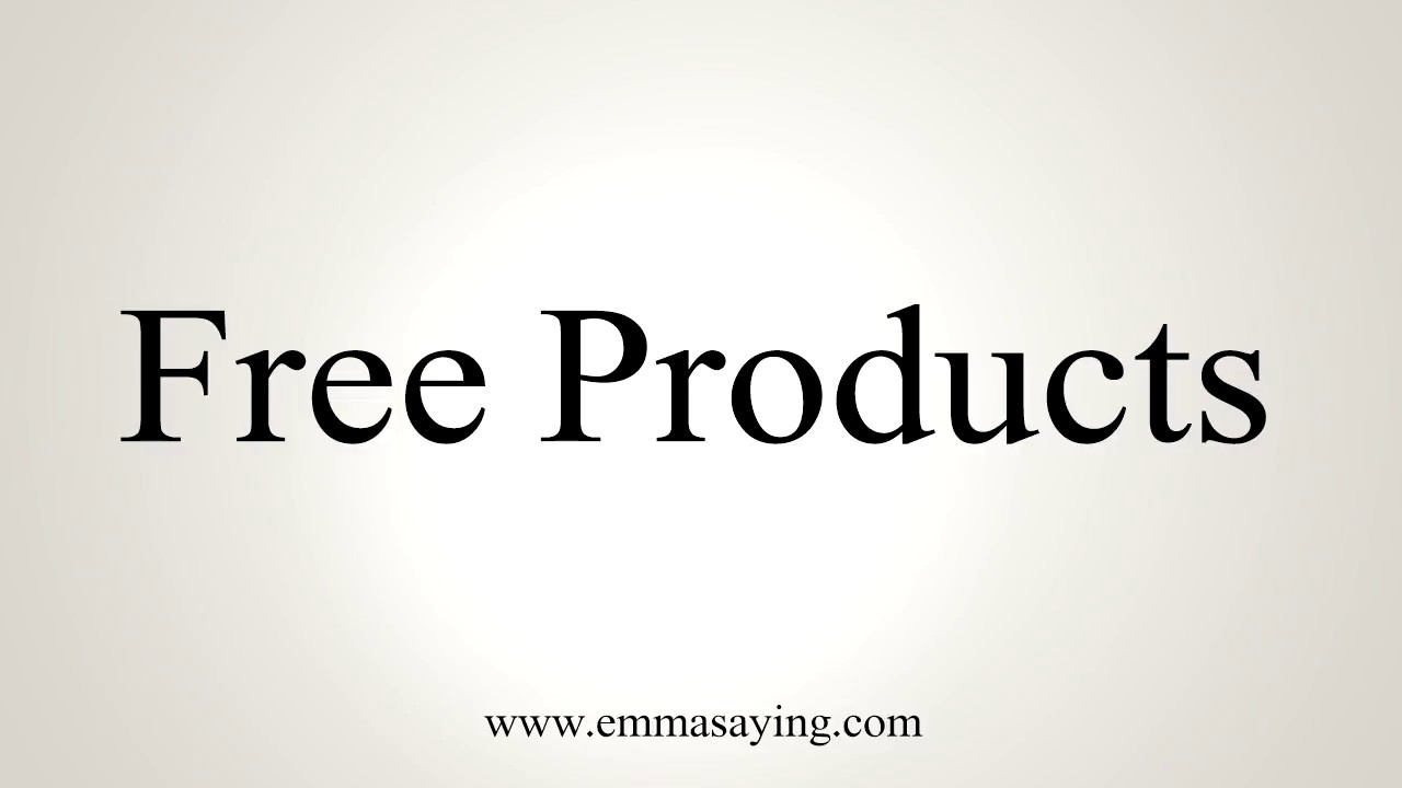 how to say in english jamun How To Say Free Products