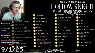 Stream ENDS when I Radiant EVERY BOSS in Hollow Knight!! | gamerboy80 VODS 9/1/25