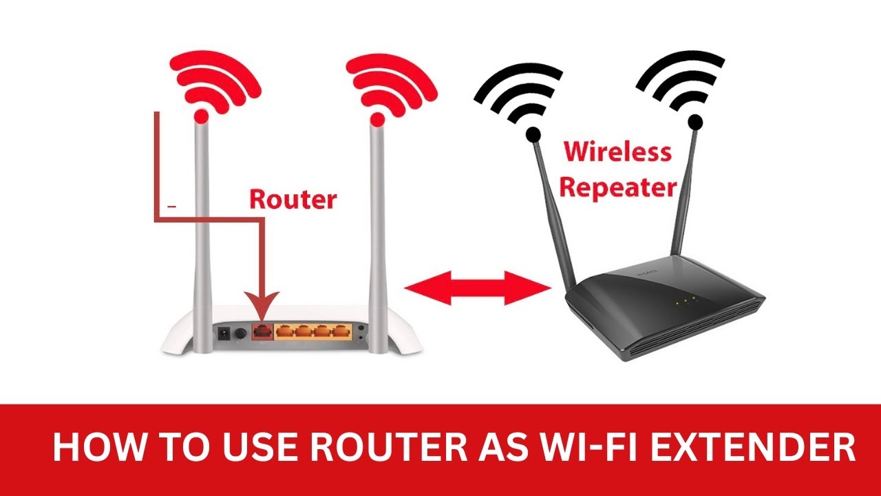 Wi Fi Router Use How to Use Router as Wi-Fi Extender - Turn Old Router into Wi-Fi ...