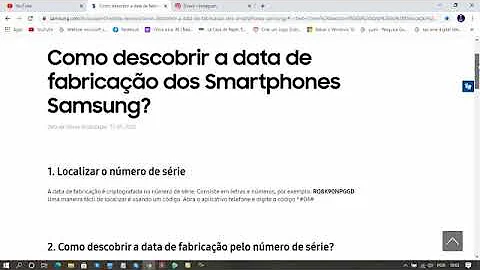 Como saber a data de fabricação de um celular?