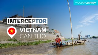 Deploying Interceptor 003 In Can Tho River, Vietnam | Cleaning Rivers | The Ocean Cleanup