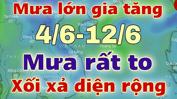 Dự báo thời tiết hôm nay và ngày mai 4/6/2023 | dự báo bão mới nhất | thời tiết 3 ngày tới