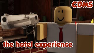 the hotel experience part 1 || roblox horror game