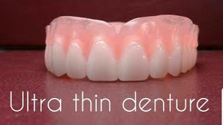 Russell Klein Ultra thin denture/flexible partial review demo video new dentures