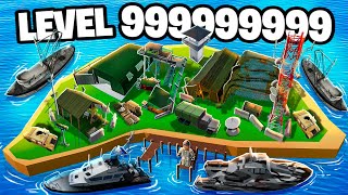 I BUILT A LEVEL 999,999,999 ROBLOX MILITARY ISLAND TYCOON...