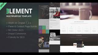 Element-Multipurpose Drupal Theme | Themeforest Website Templates and Themes Wealth
