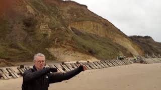 Glacier tectonics 1: chalk rafts, thrusting and folding at Overstrand screenshot 5