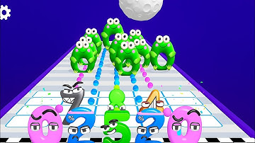 Merge Number Run I 3D Cartoon Video #shorts 