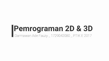 Membuat animasi 3D menggunakan code block