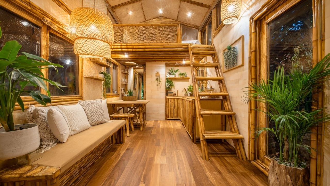Inside the World's Most Innovative Bamboo Tiny Homes