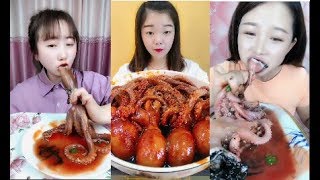 【EATING SHOW】CHINA MUKBANG SPICY OCTOPUS EATING SHOW COMPILATION#6/문어/たこ/ปลาหมึก/Bạchtuộc#ASMR